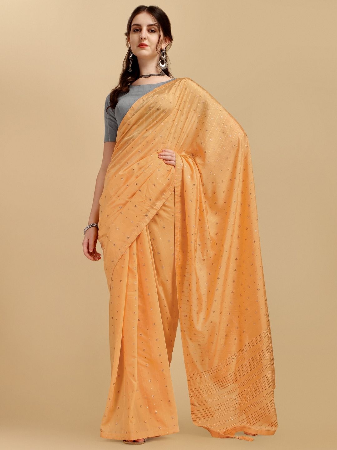 

Suha Woven Design Zari Art Silk Saree, Yellow