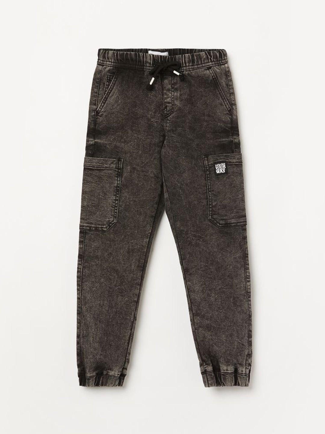 

Fame Forever by Lifestyle Boys Highly Distressed Jeans, Black