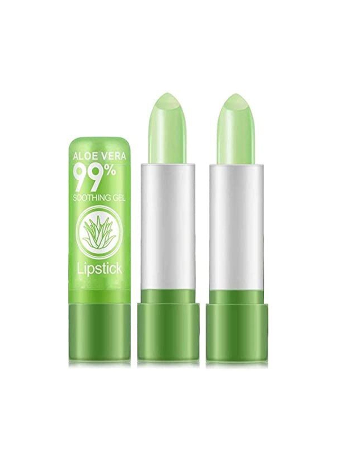 

VBA Aloe Vera Soothing Gel Color Changing Long Lasting Glossy Bullet Lipstick- 15 g, Pink
