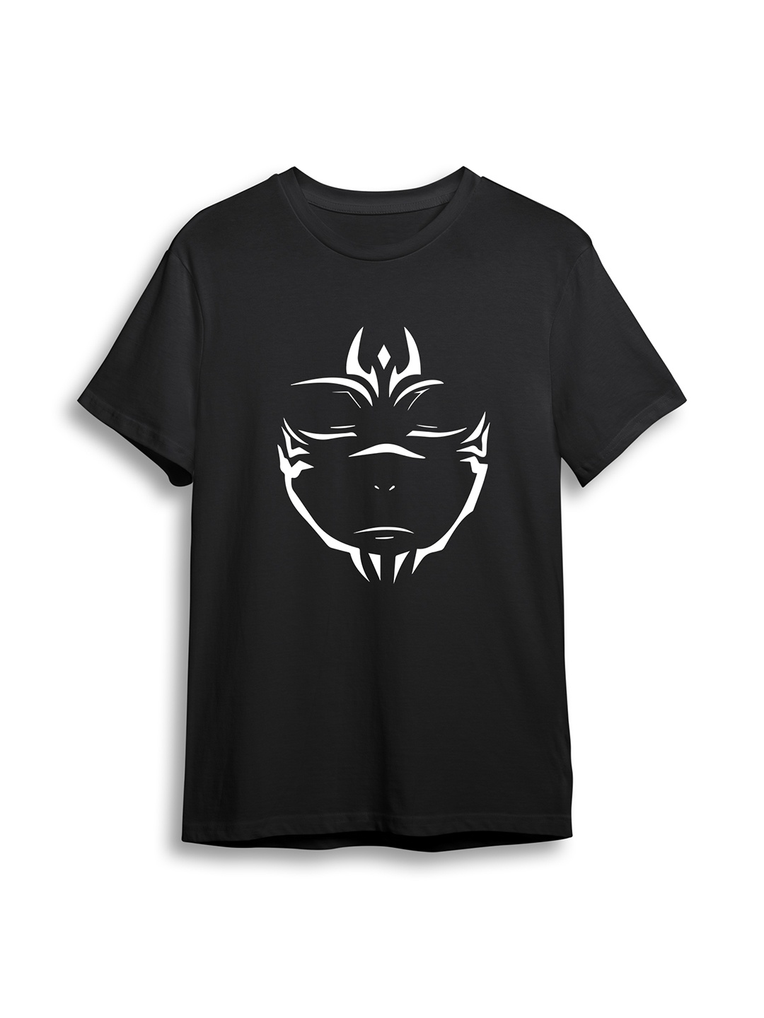 

The Korhean Store Men Printed T-shirt, Black