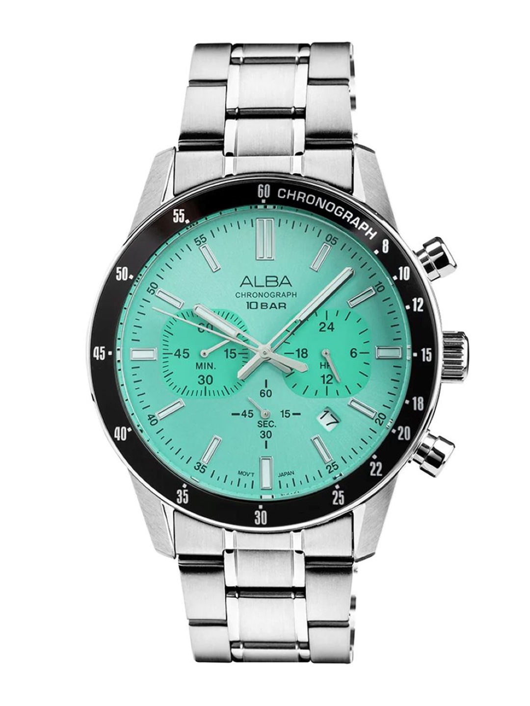 

ALBA Contemporary Mint Green Dial Chronograph AT3J83X1