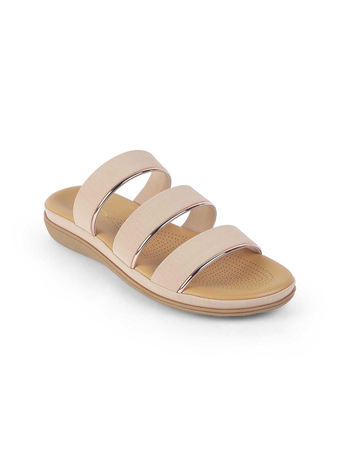 

Tresmode Women Open Toe Flats, Pink