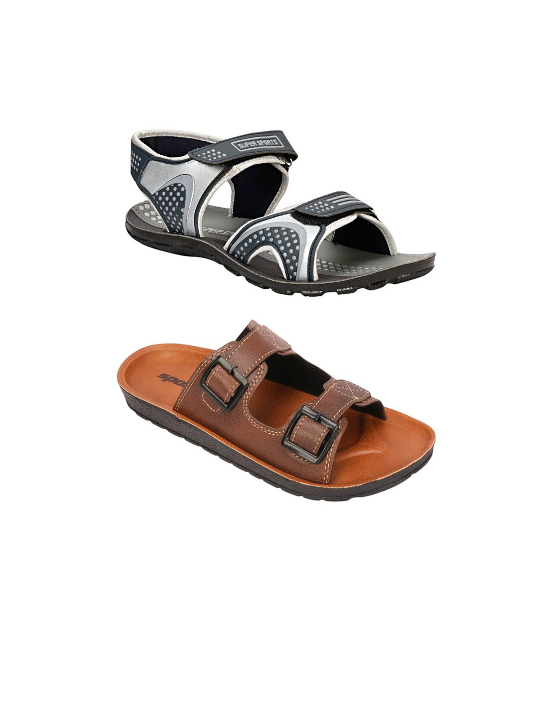 

ORVAX Men Comfort Sandals, Grey