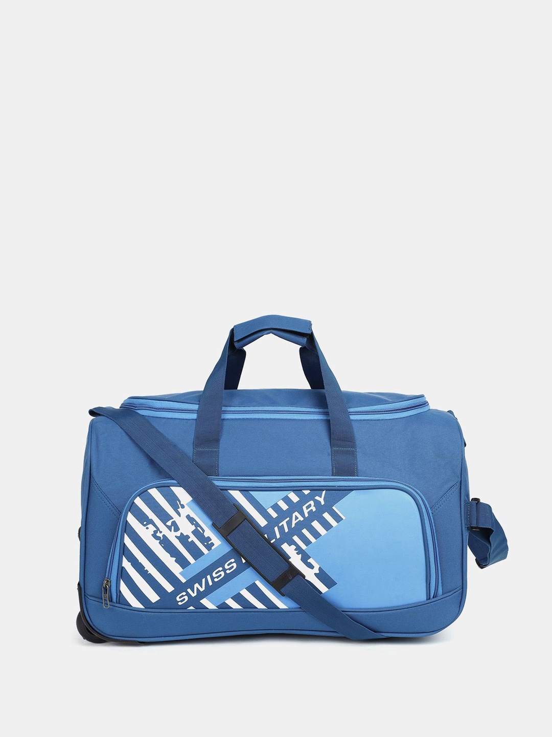 

SWISS MILITARY Printed Medium Casual Duffel Bag, Teal