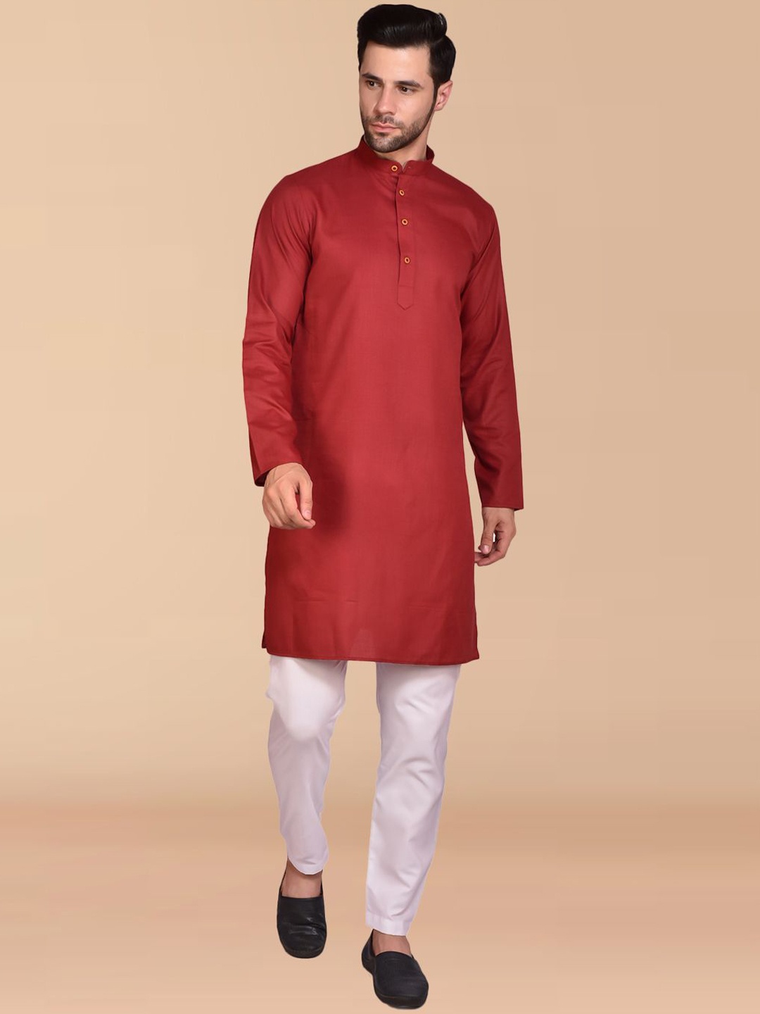 

Moda Rapido Men Kurta, Maroon