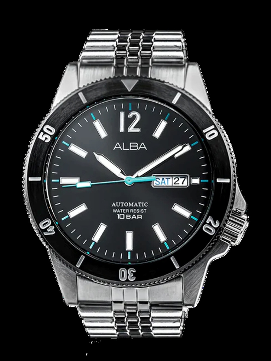 

ALBA Black Dial Automatic Watch-AL4645X1