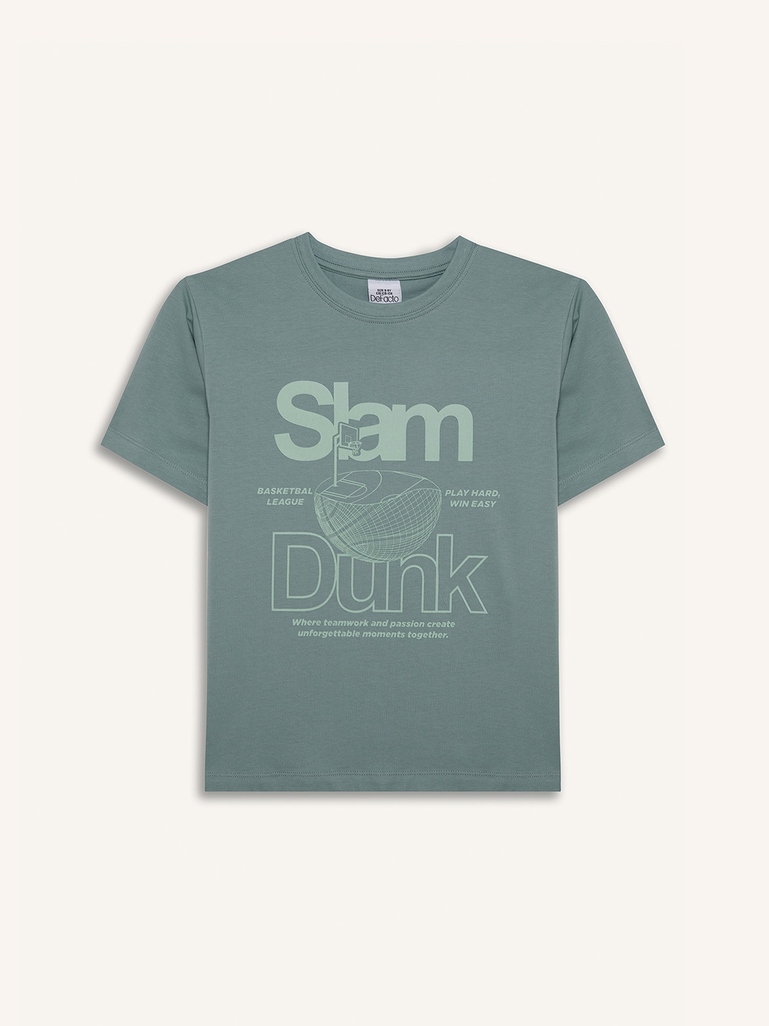 

DeFacto Boys Typography Printed Applique T-shirt, Na