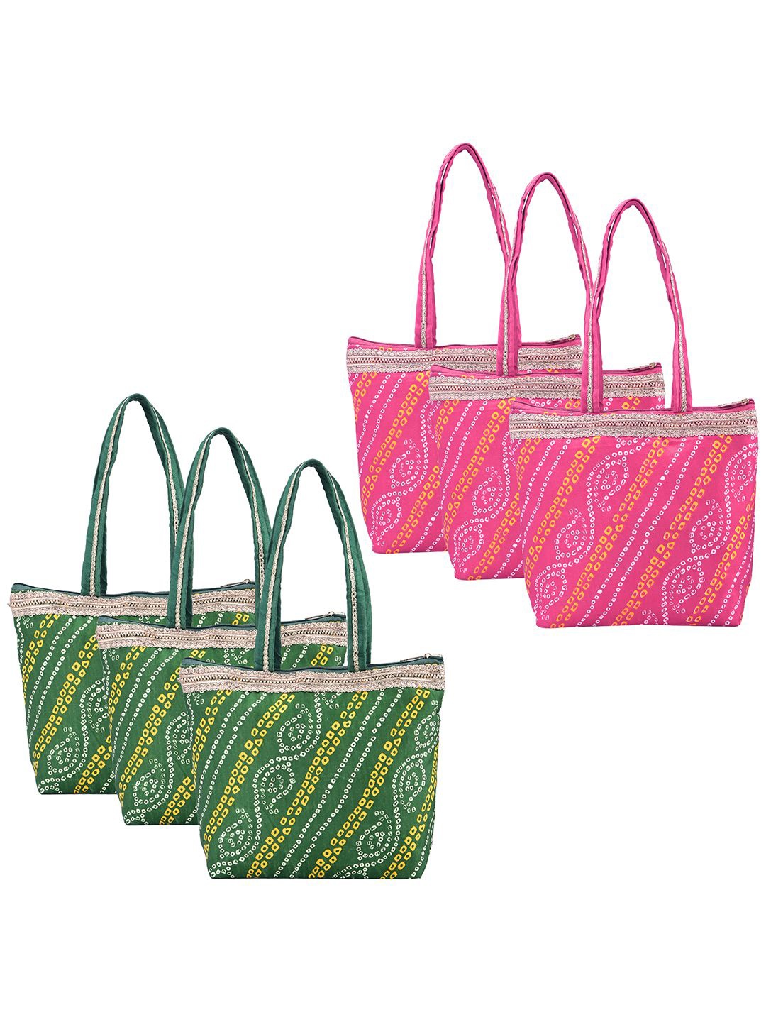 

Kuber Industries 6 Pcs Hand Bag for Women & Girls Shoulder Bag, Green