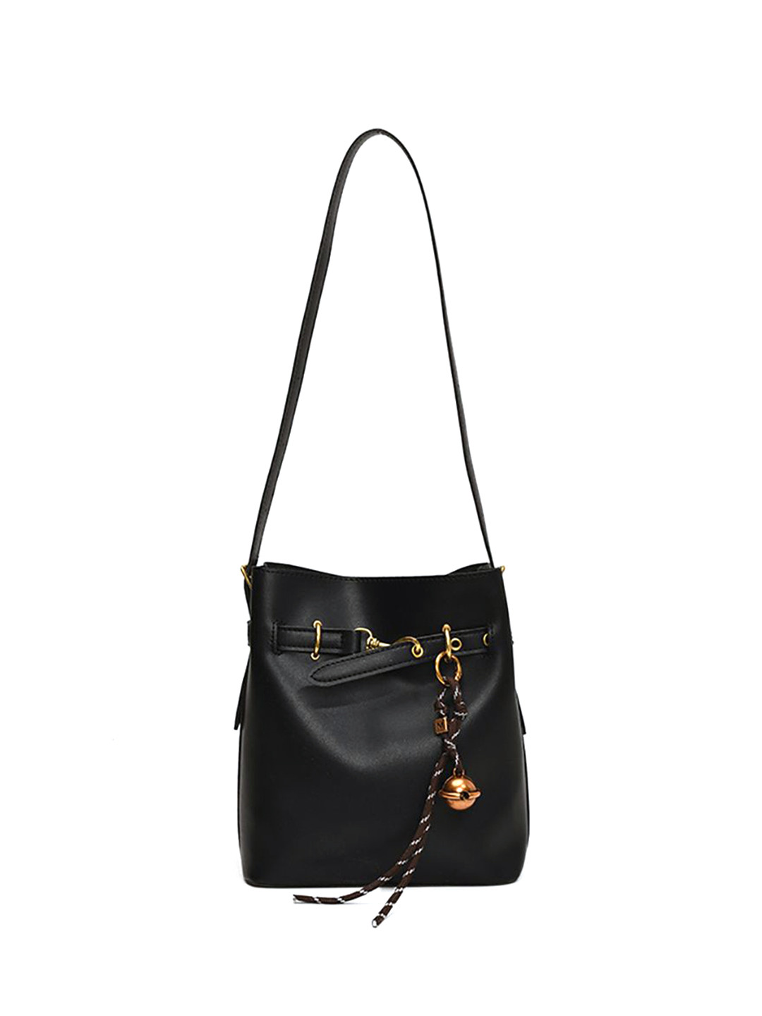 

StyleCast x Revolte PU Bucket Shoulder Bag, Black