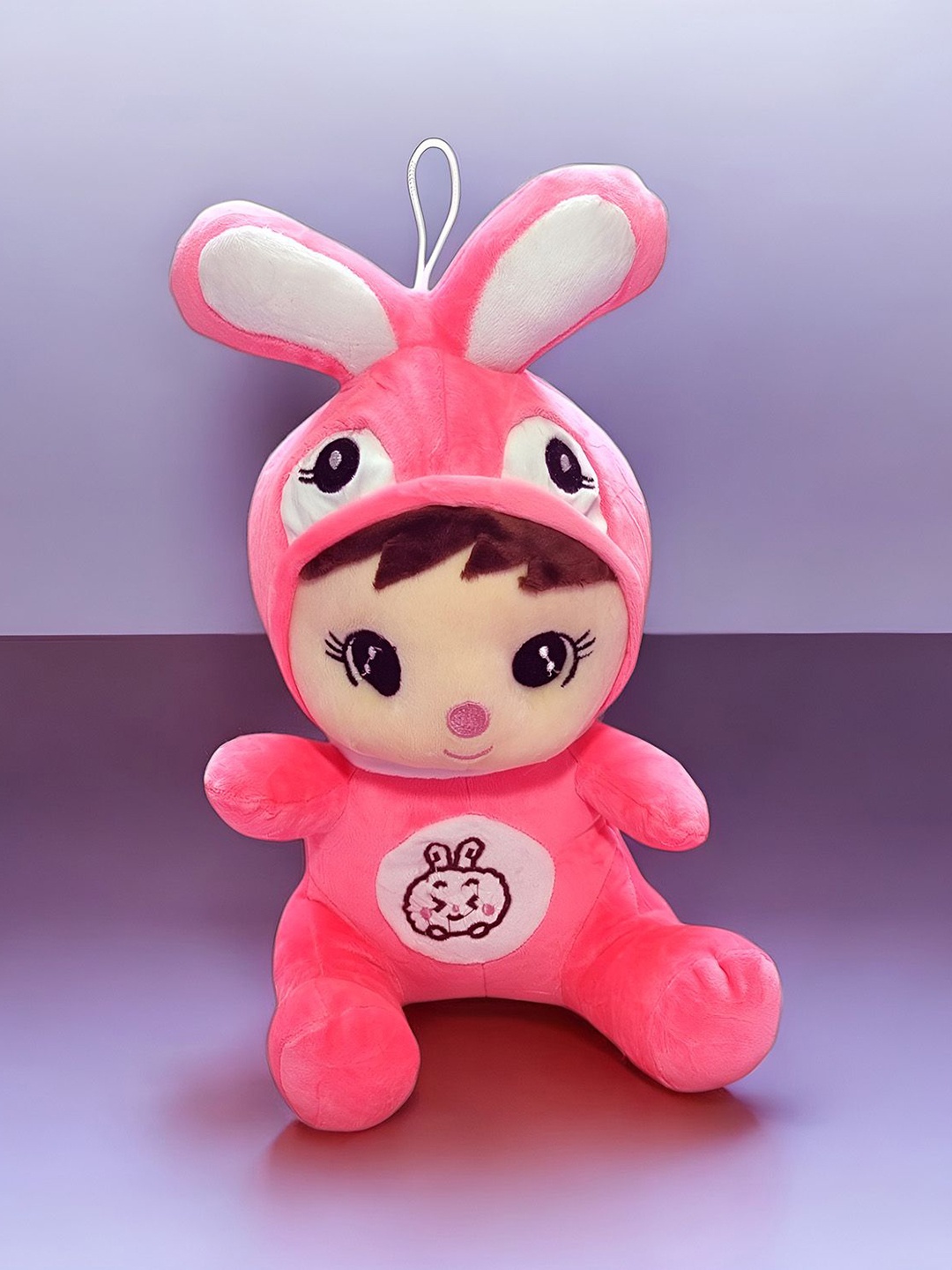 

TBQ-The Baby Qoull Polyfill Filled Non-Allergic Bunny Soft Toy, Pink