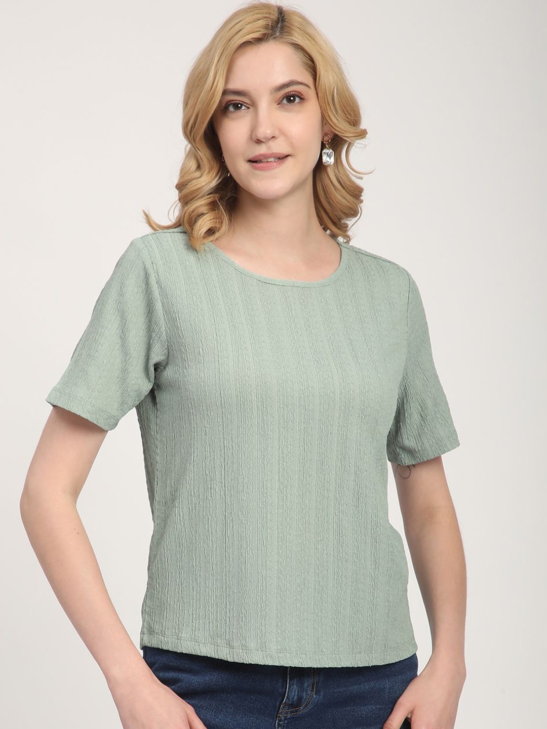 

R&B Extended Sleeves Top, Green