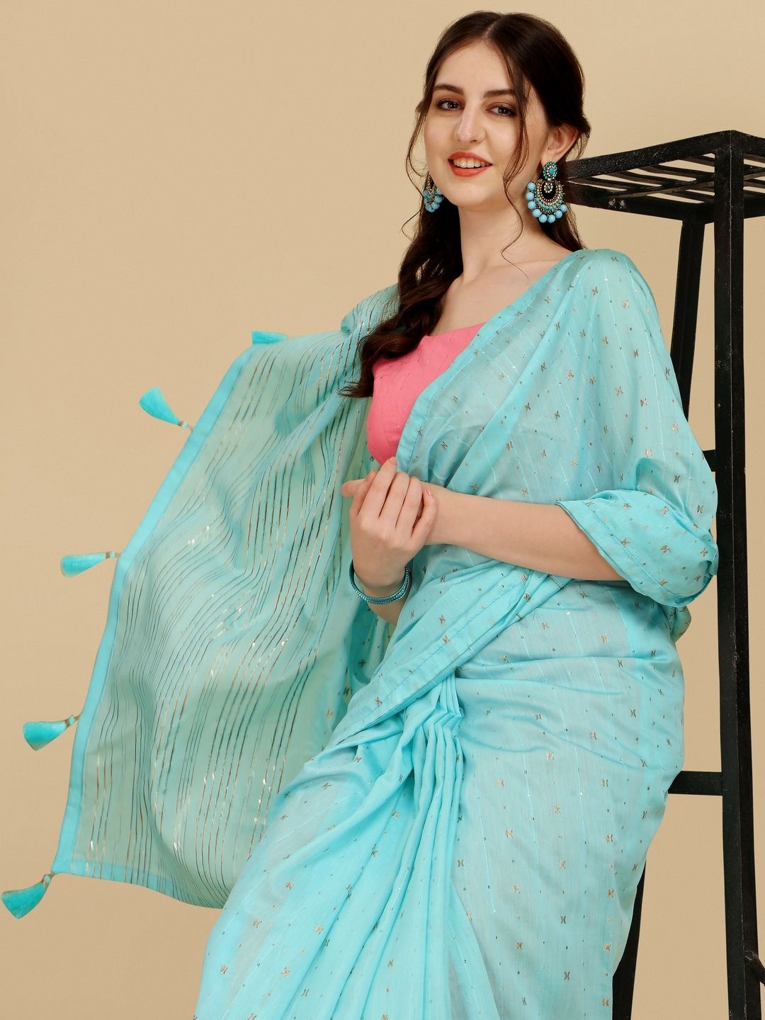 

Suha Woven Design Zari Art Silk Saree, Blue