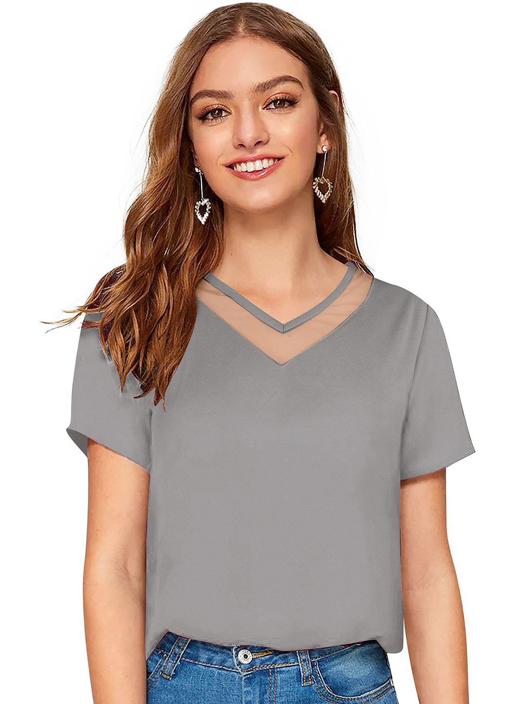 

S.K.C Top, Grey
