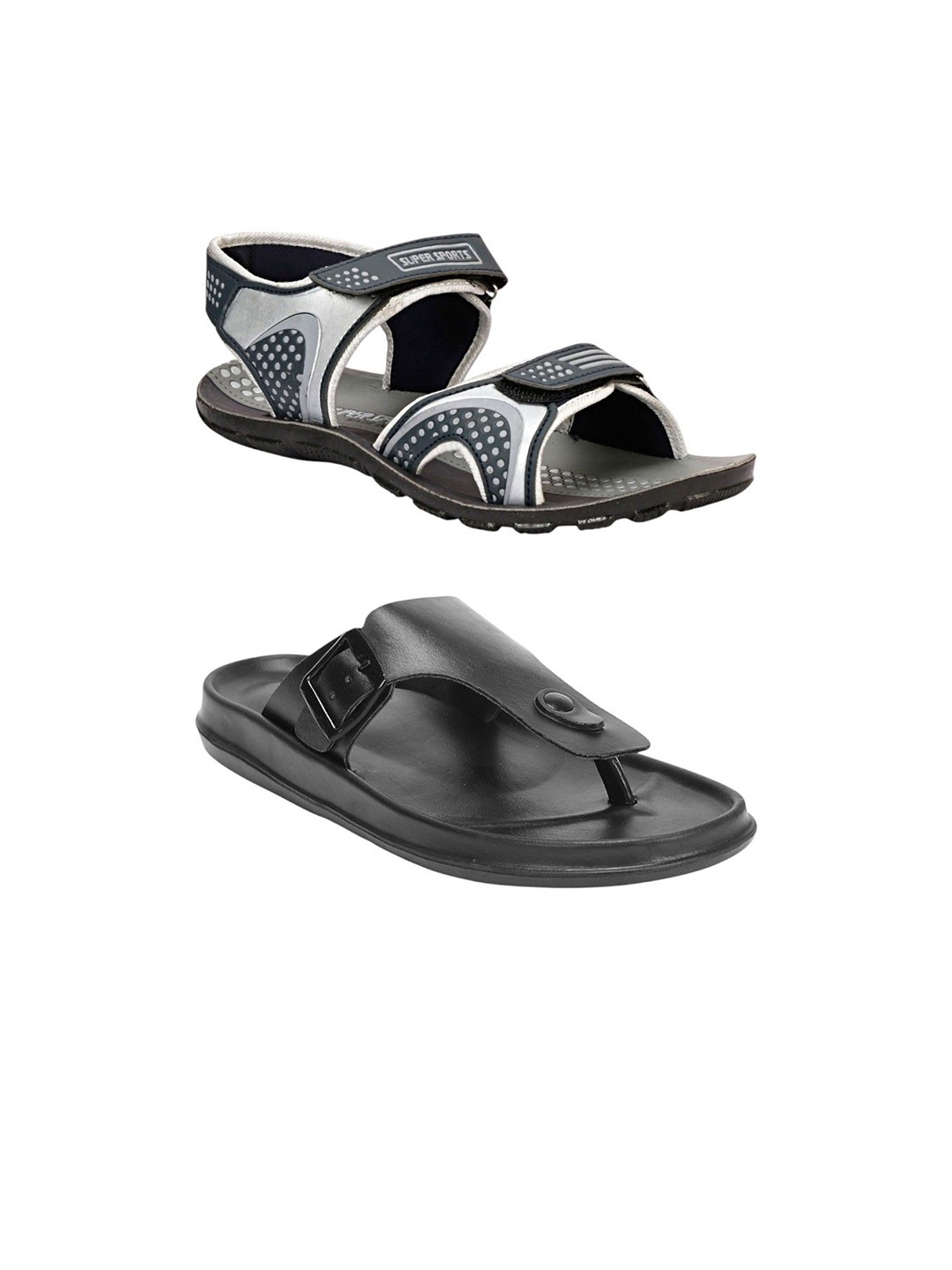 

ORVAX Men Comfort Sandals, Grey