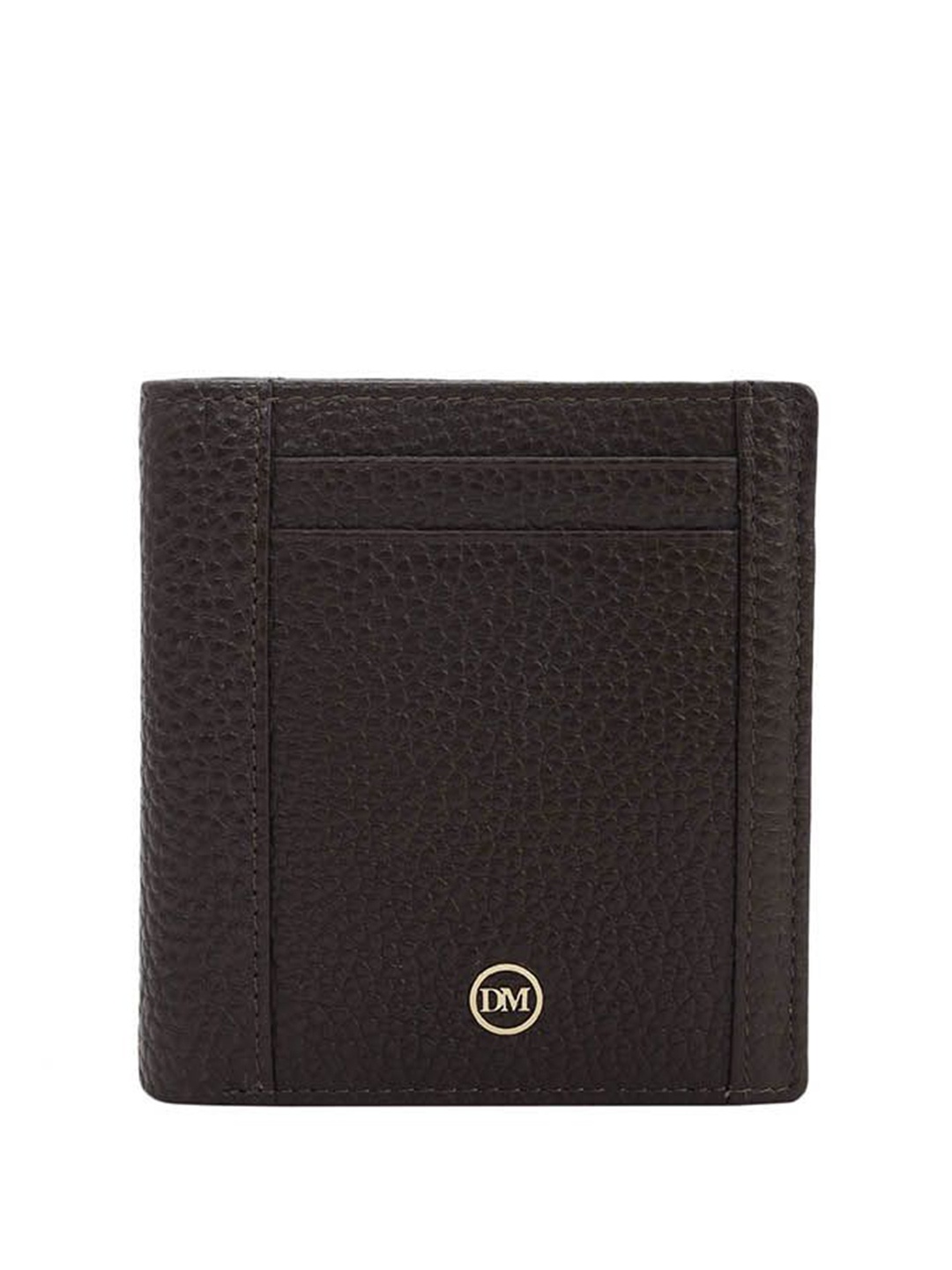 

Da Milano Men Leather Two Fold Wallet, Brown