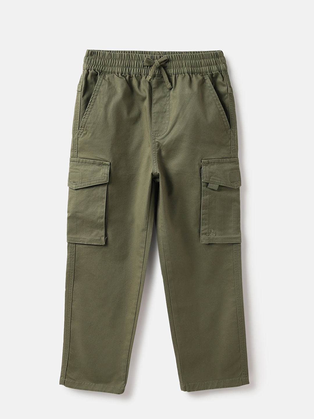

United Colors of Benetton Boys Cargos Trousers, Green