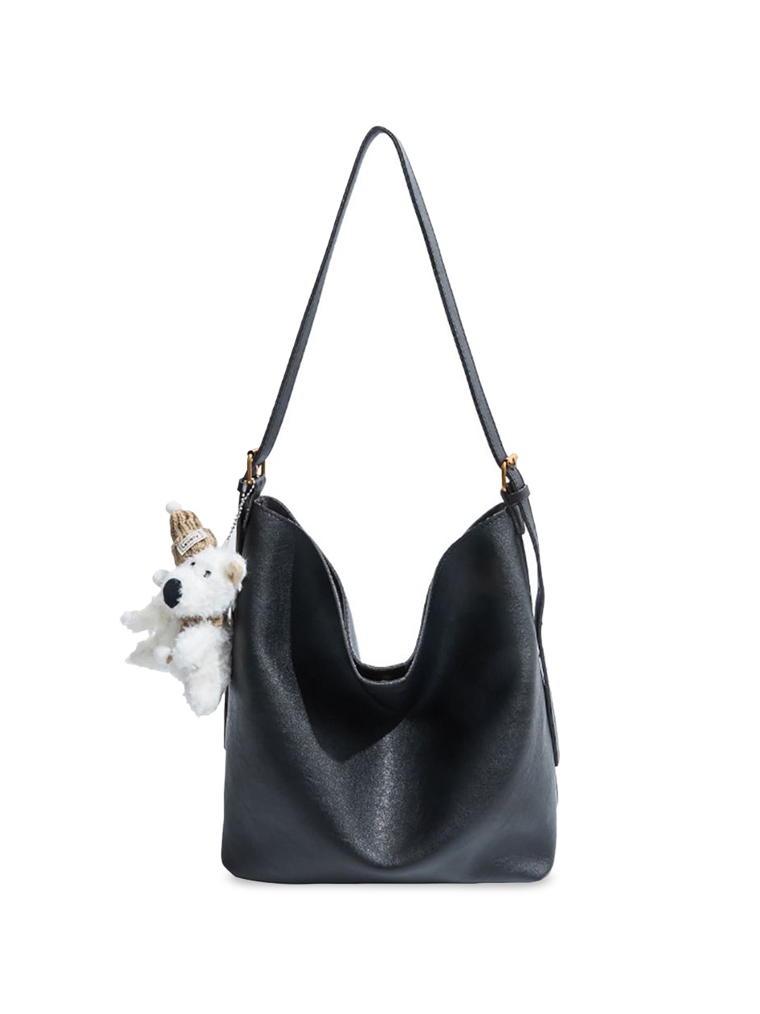 

StyleCast x Revolte PU Bucket Shoulder Bag, Black