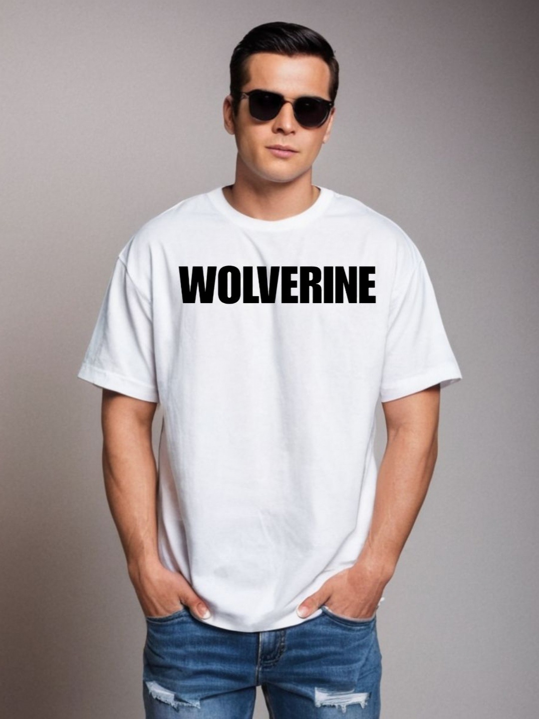 

Be Crazy Men Printed T-shirt, White
