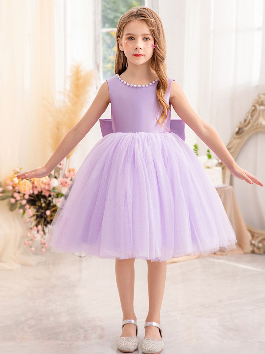 

INCLUD Fit & Flare Dress, Lavender
