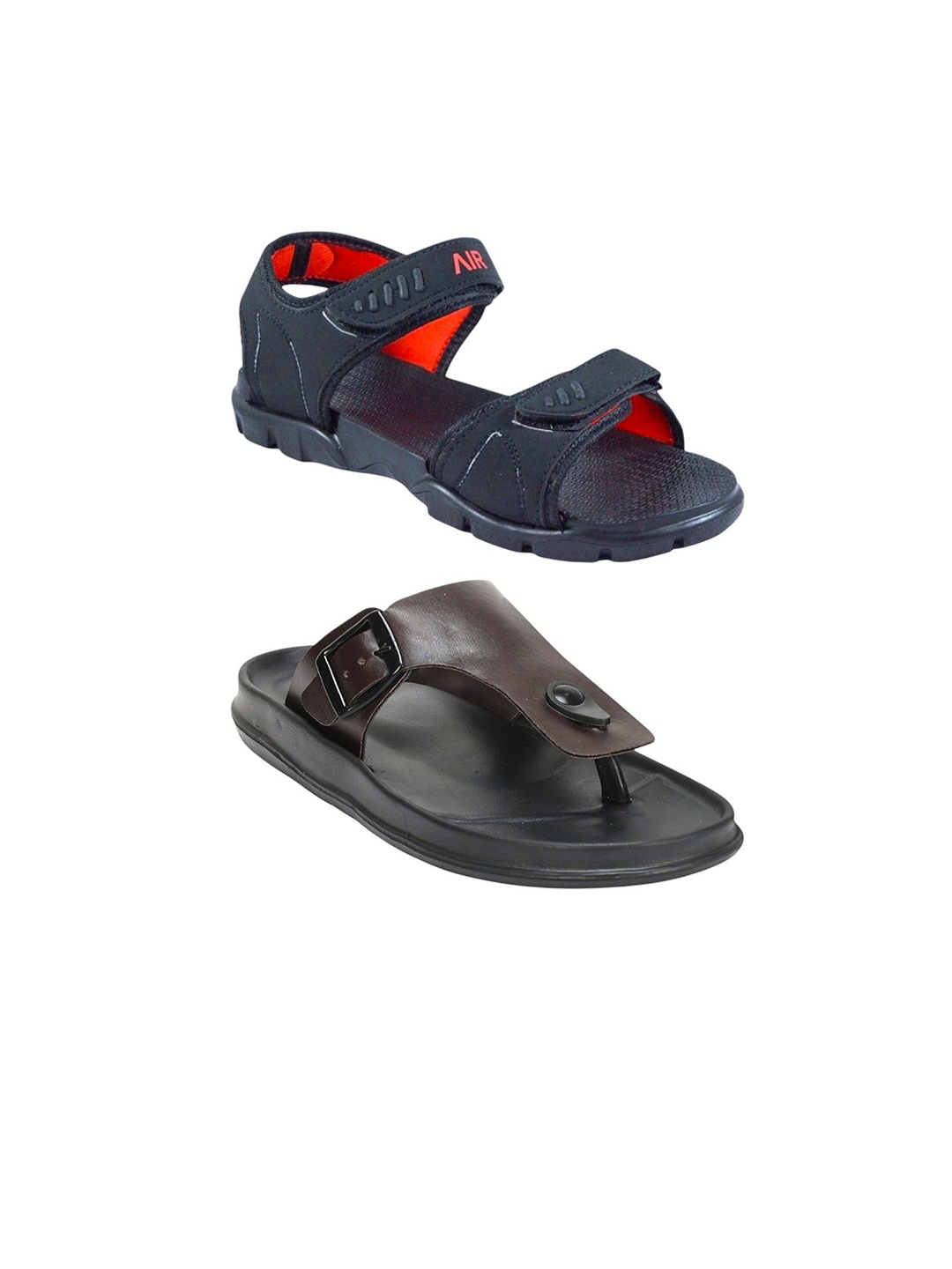 

ORVAX Men Comfort Sandals, Black