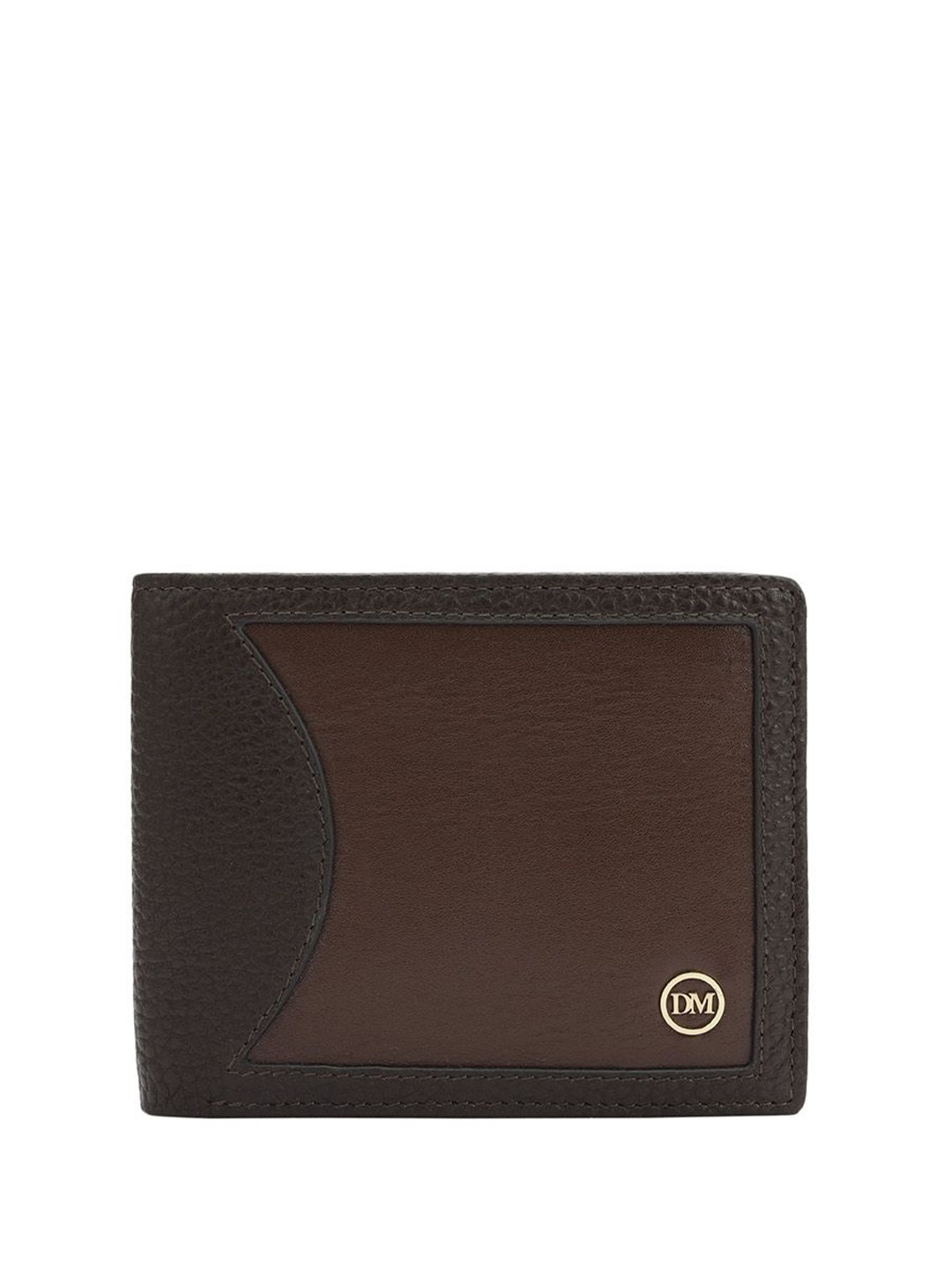 

Da Milano Men Leather Two Fold Wallet, Brown
