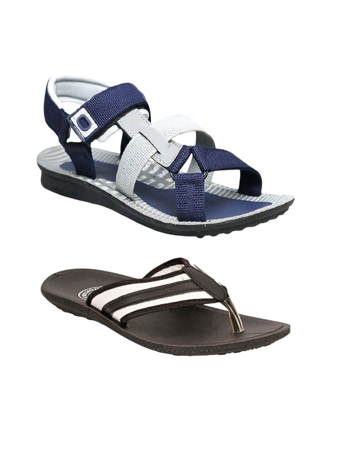 

ORVAX Men Comfort Sandals, Grey