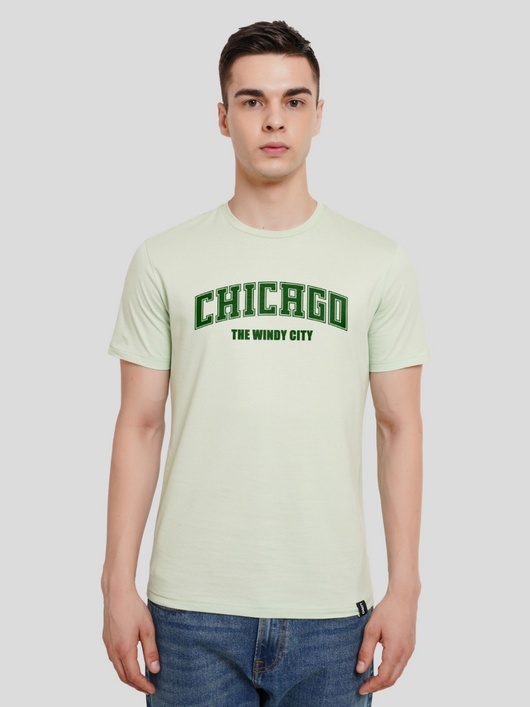 

Underrated Club Men Typography Printed Bio Finish T-Shirt, Green