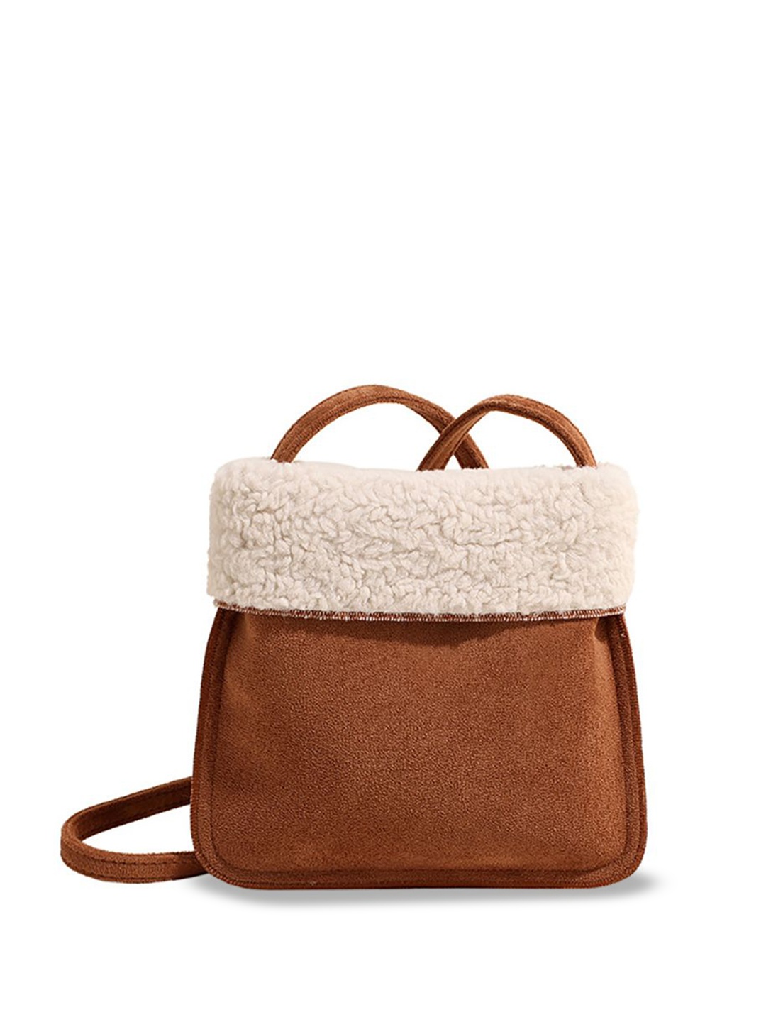 

StyleCast x Revolte Suede Shopper Shoulder Bag, White