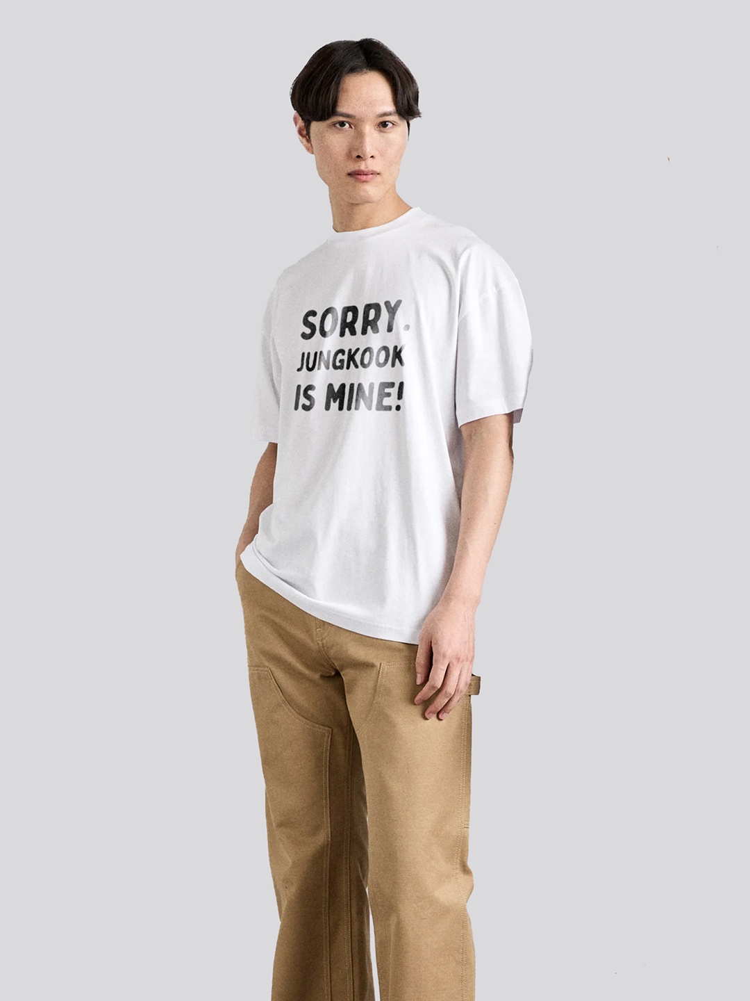 

The Korhean Store Men Printed T-shirt, White
