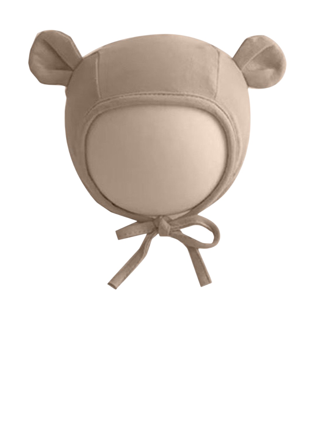 

Babymoon Infants Cotton Bear Ears Cap Baby Photoshoot Props, Beige