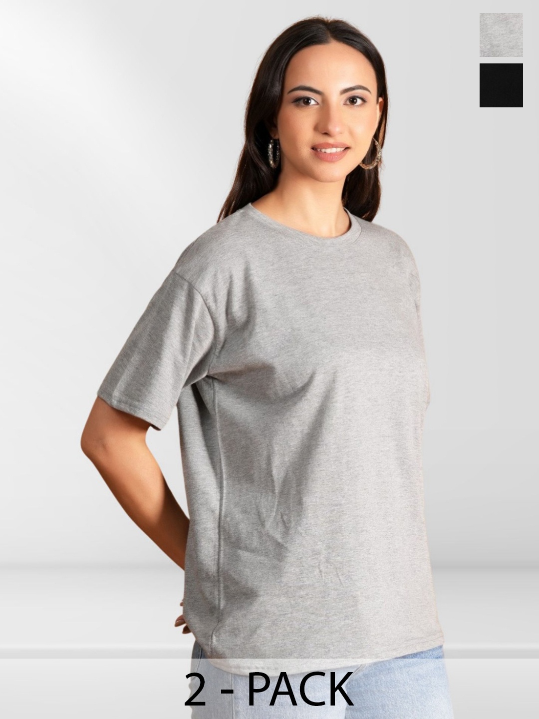 

Metronaut Women 2 Printed Applique T-shirt, Multi