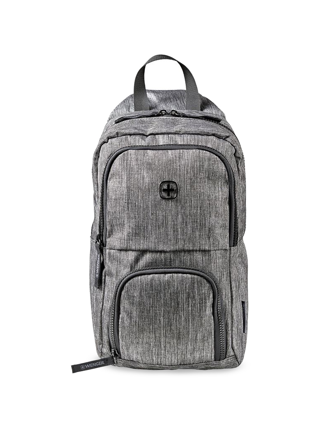 

Wenger Structured Sling Bag with Fringed, Grey