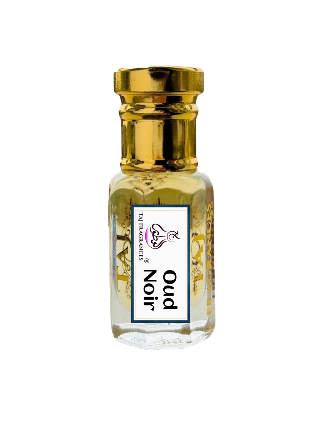 

Taj Fragrances Oud Noir Long Lasting Alcohol-Free Attar - 6 ml, Gold