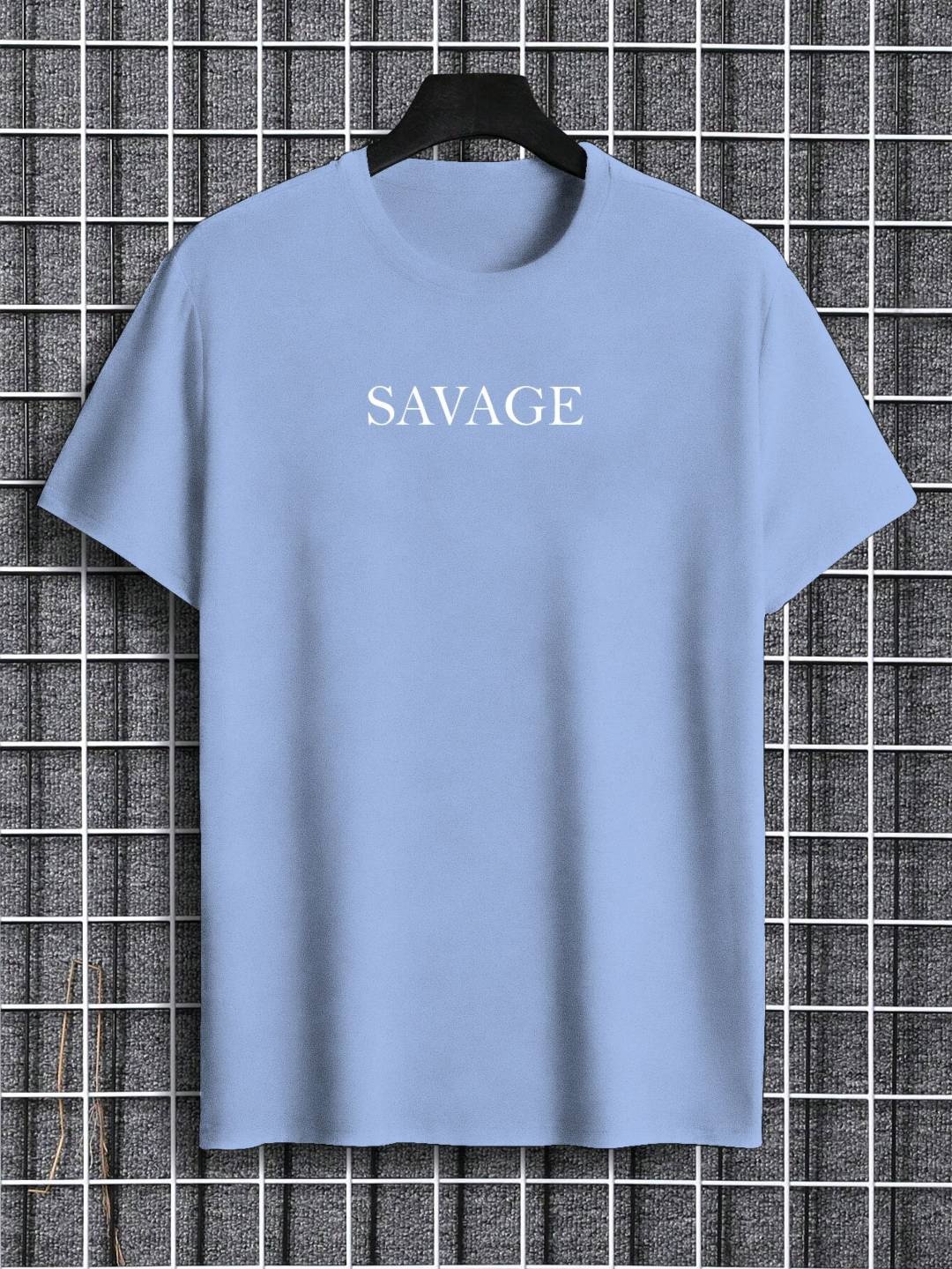 

TOGS & TERRE Women Typography Printed Organic Cotton T-shirt, Blue