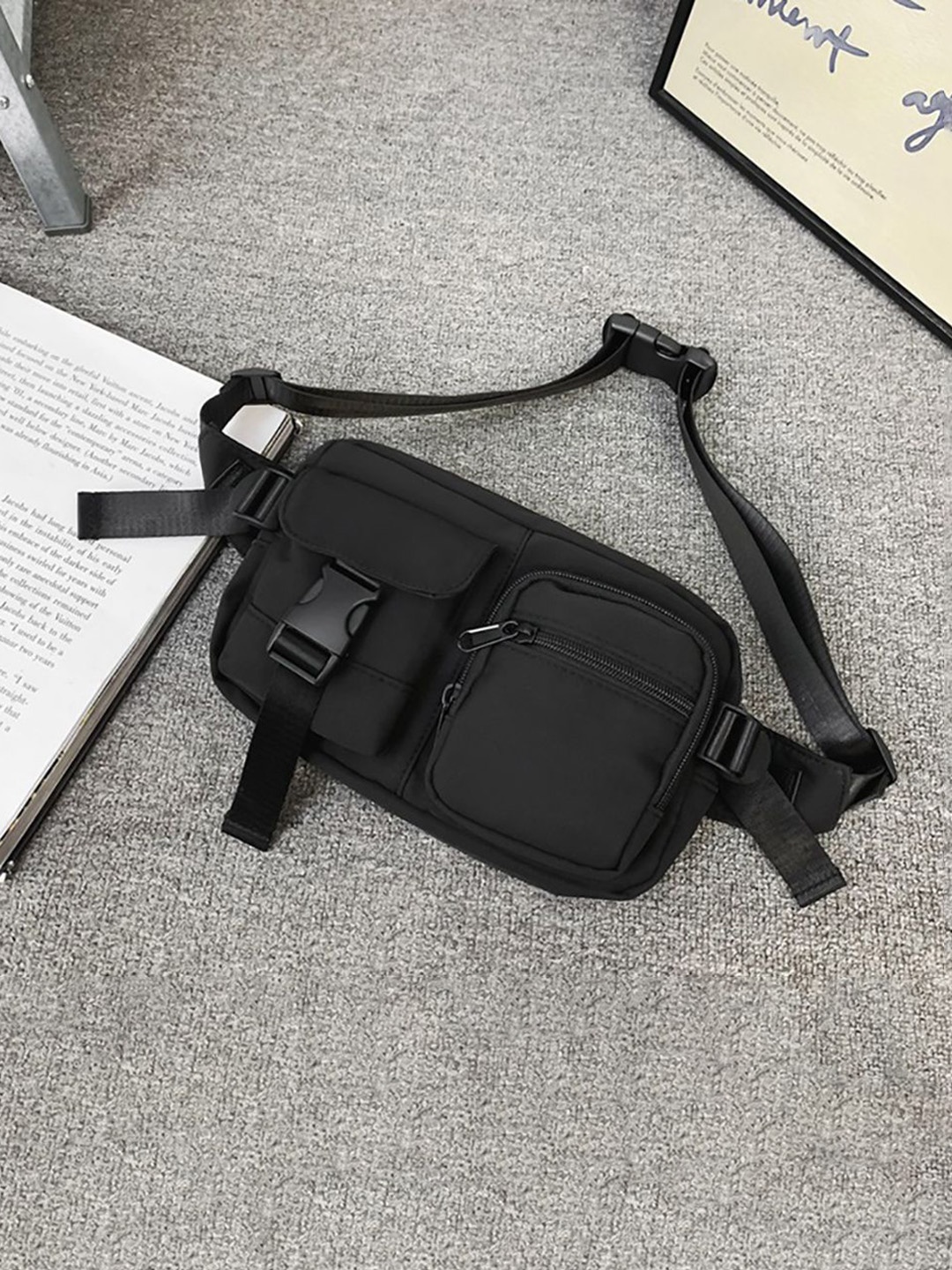 

StyleCast x Revolte Sling Bag, Black