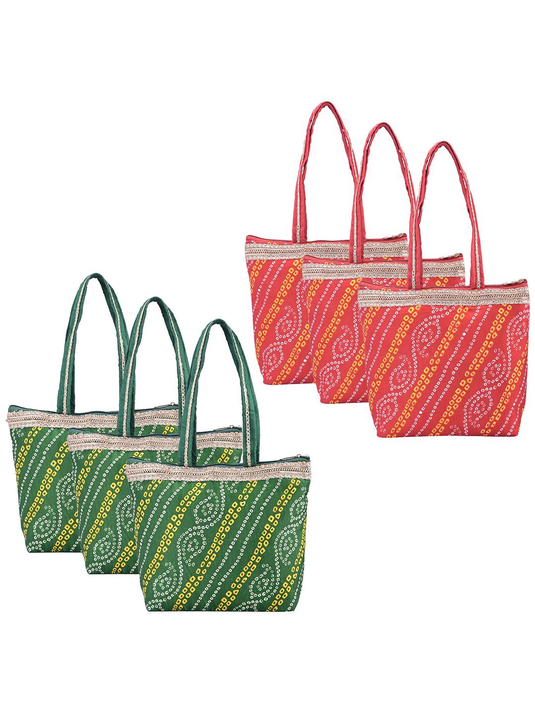 

Kuber Industries 6 Pcs Hand Bag for Women & Girls Shoulder Bag, Red