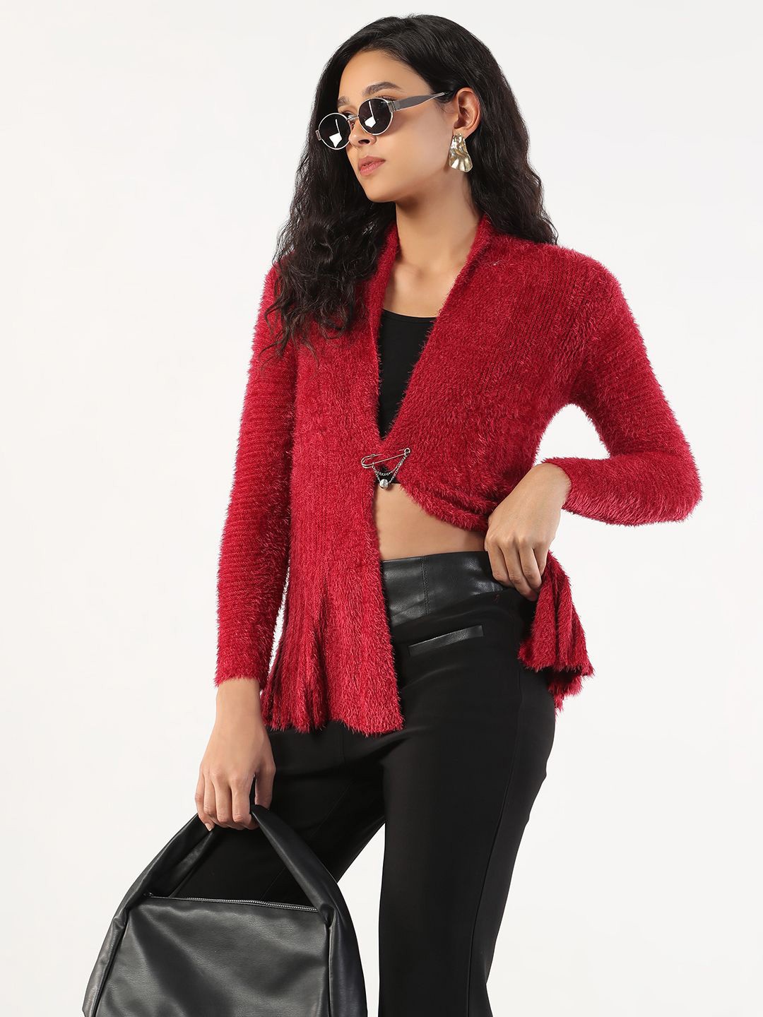 

SHOWOFF Women Shrug, Maroon