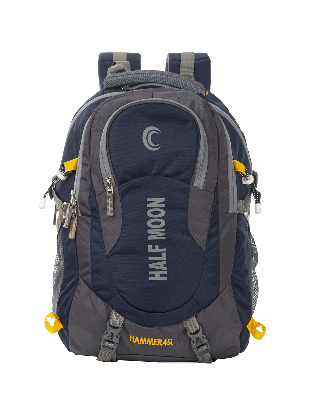 

Half Moon Men Backpack with Reflective Strip, Navy blue