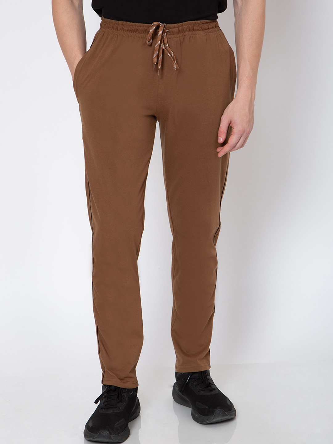 

Sparky Men Cotton Mid Rise Track Pant, Mustard