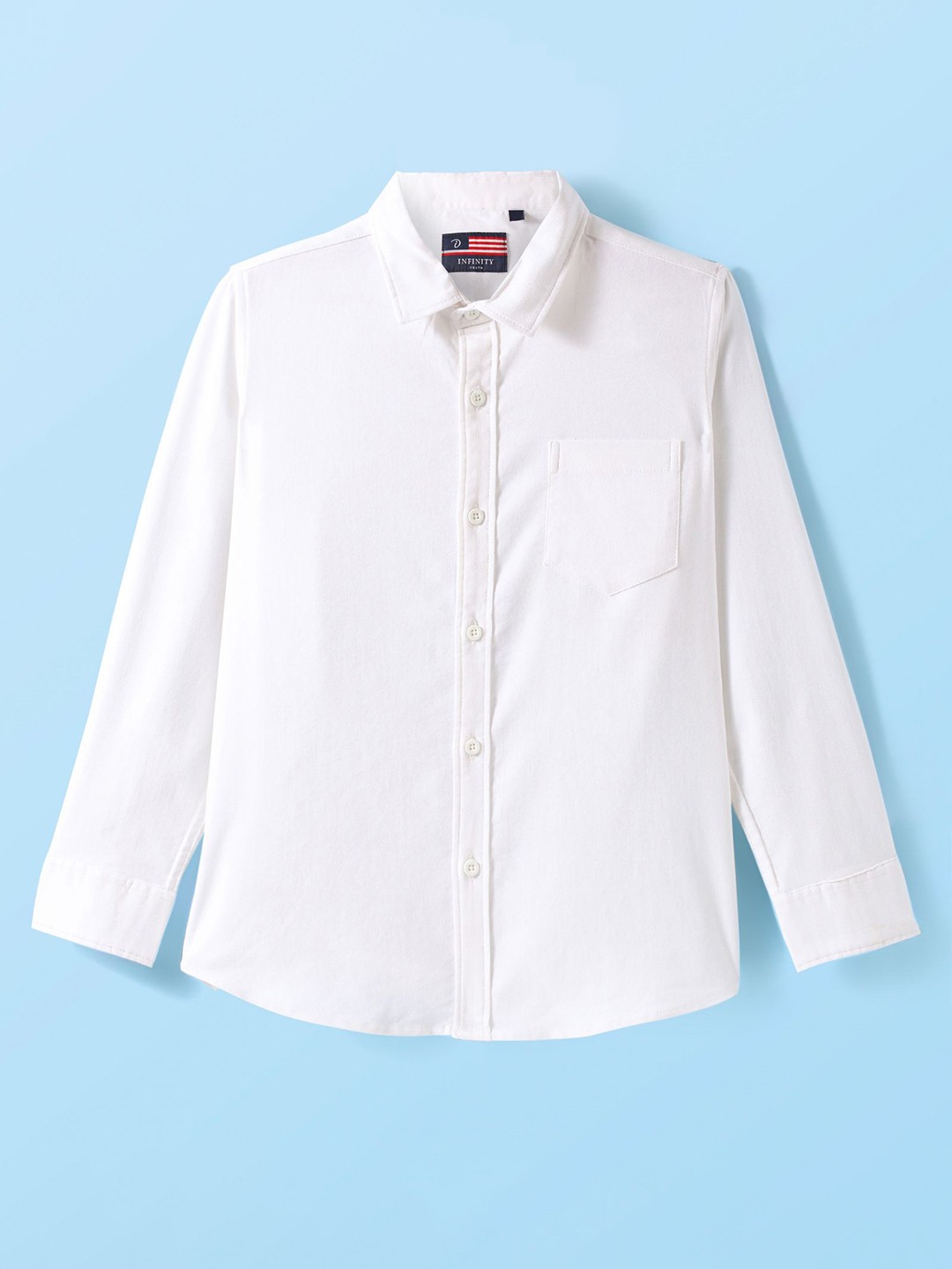 

Infinity Boys Opaque Casual Shirt, White