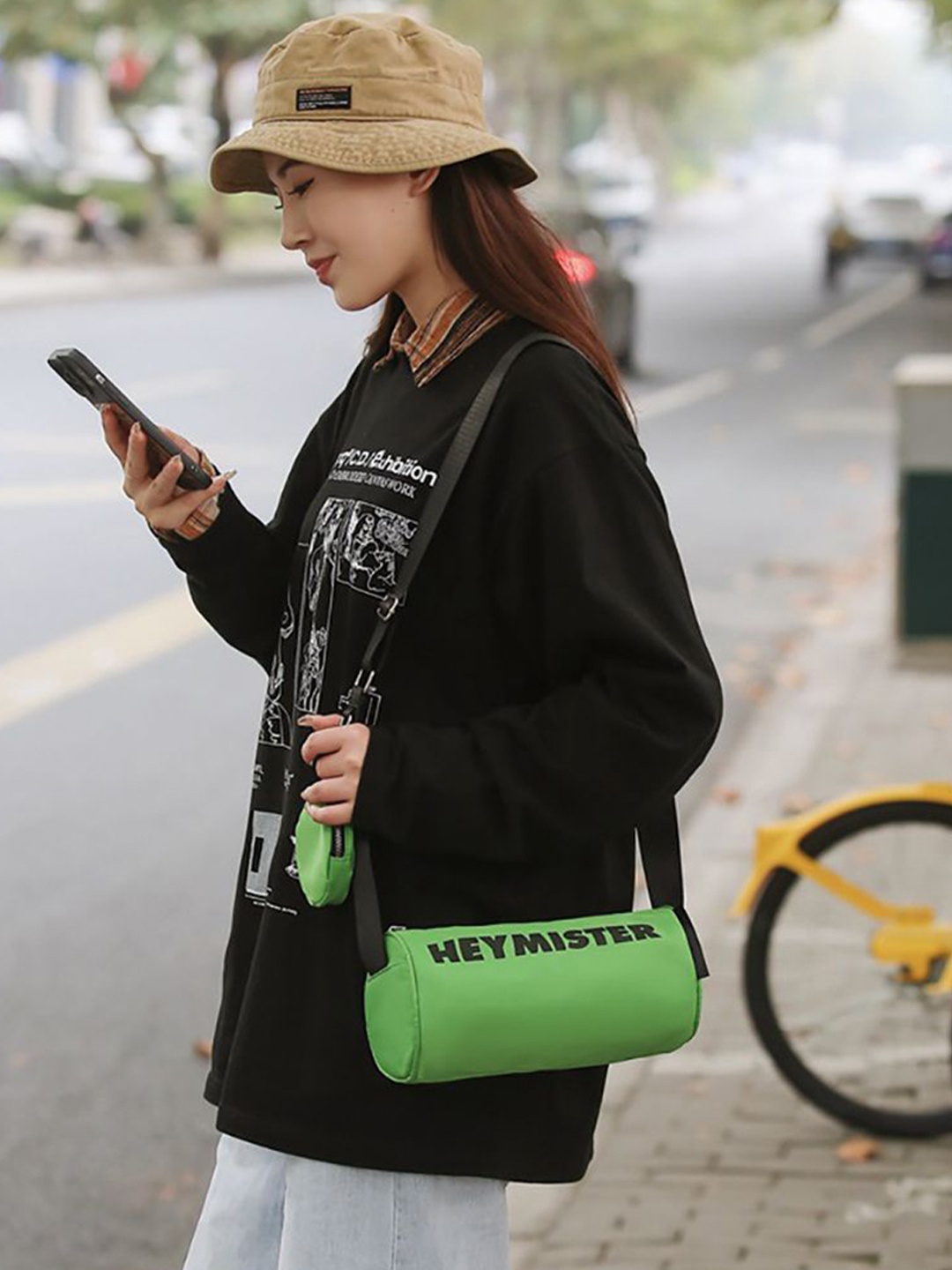 

StyleCast x Revolte Sling Bag, Green