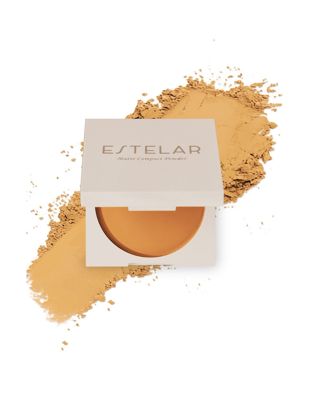 

Estelar Matte Compact Powder With SPF 15 - 8g - Fearless Sand, Beige