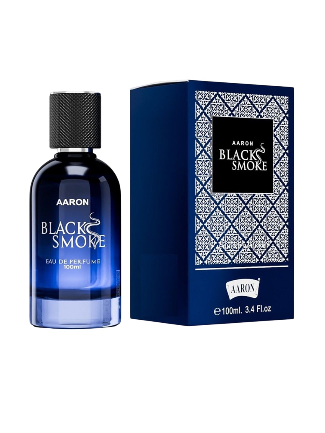 

AARON Black Smoke Long Lasting Eau De Parfum - 100 ml, Blue