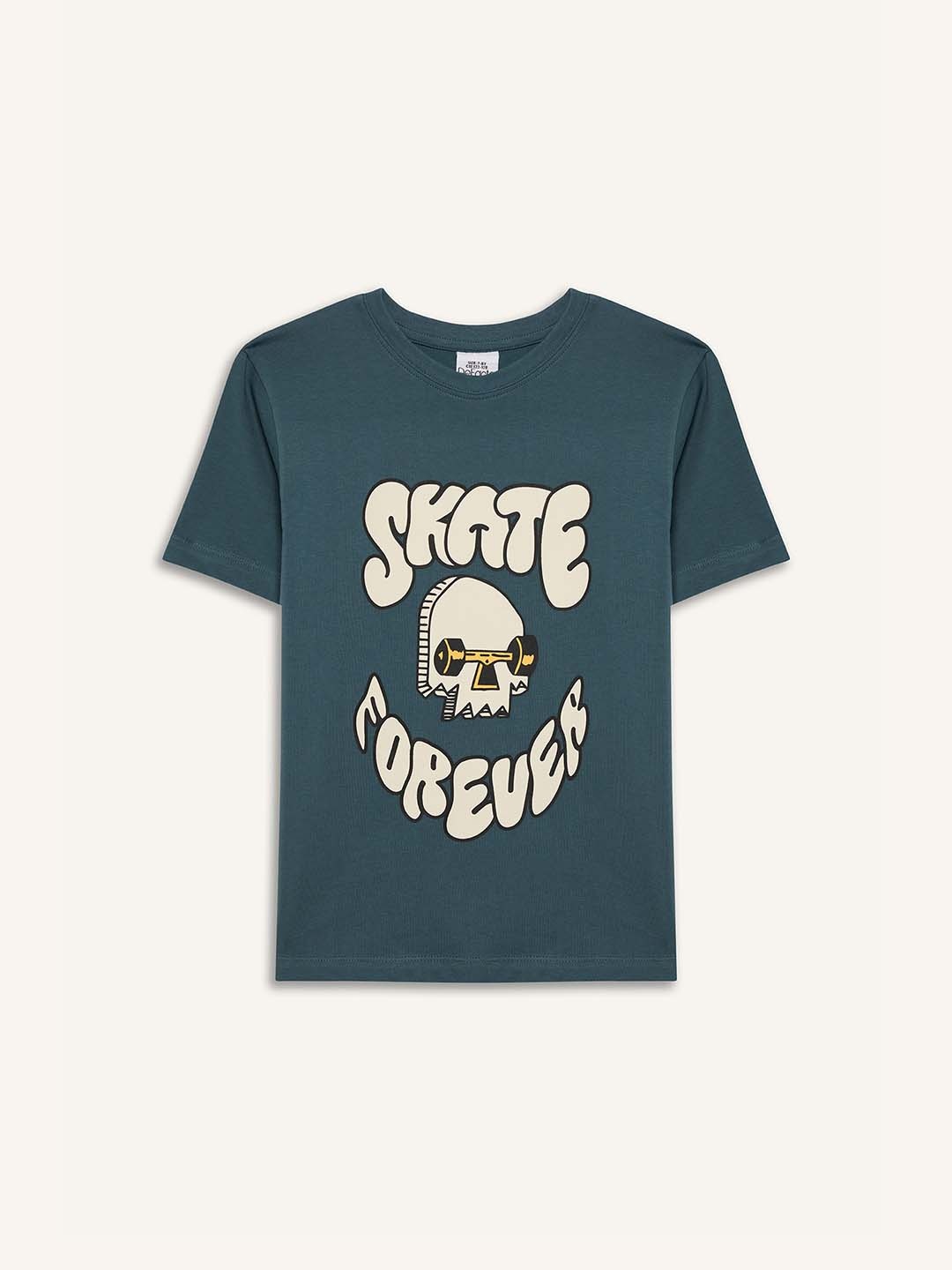 

DeFacto Boys Printed Applique T-shirt, Na