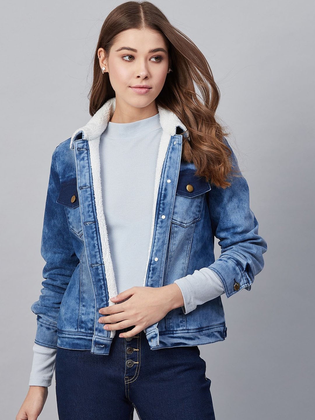 

Chemistry Women Lightweight Outdoor Denim Jacket, Blue