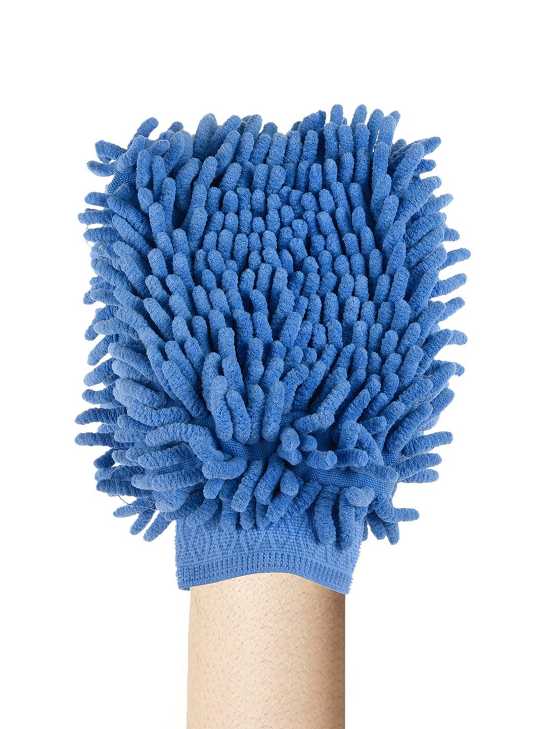 

Kuber Industries Blue Solid Microfiber Cleaning Mitts