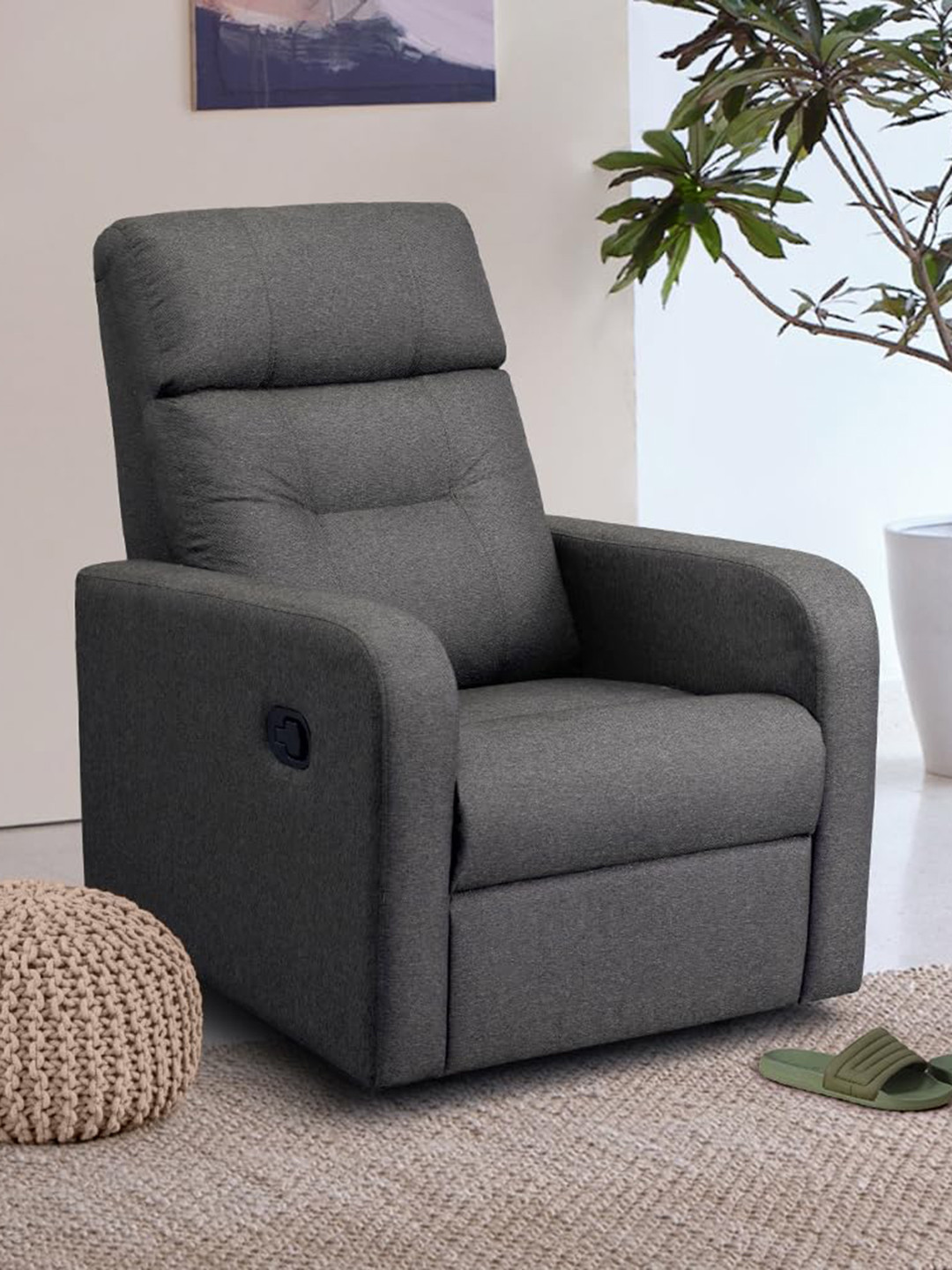 

Sleepyhead RX3 - Single Seater Fabric Recliner, Brown