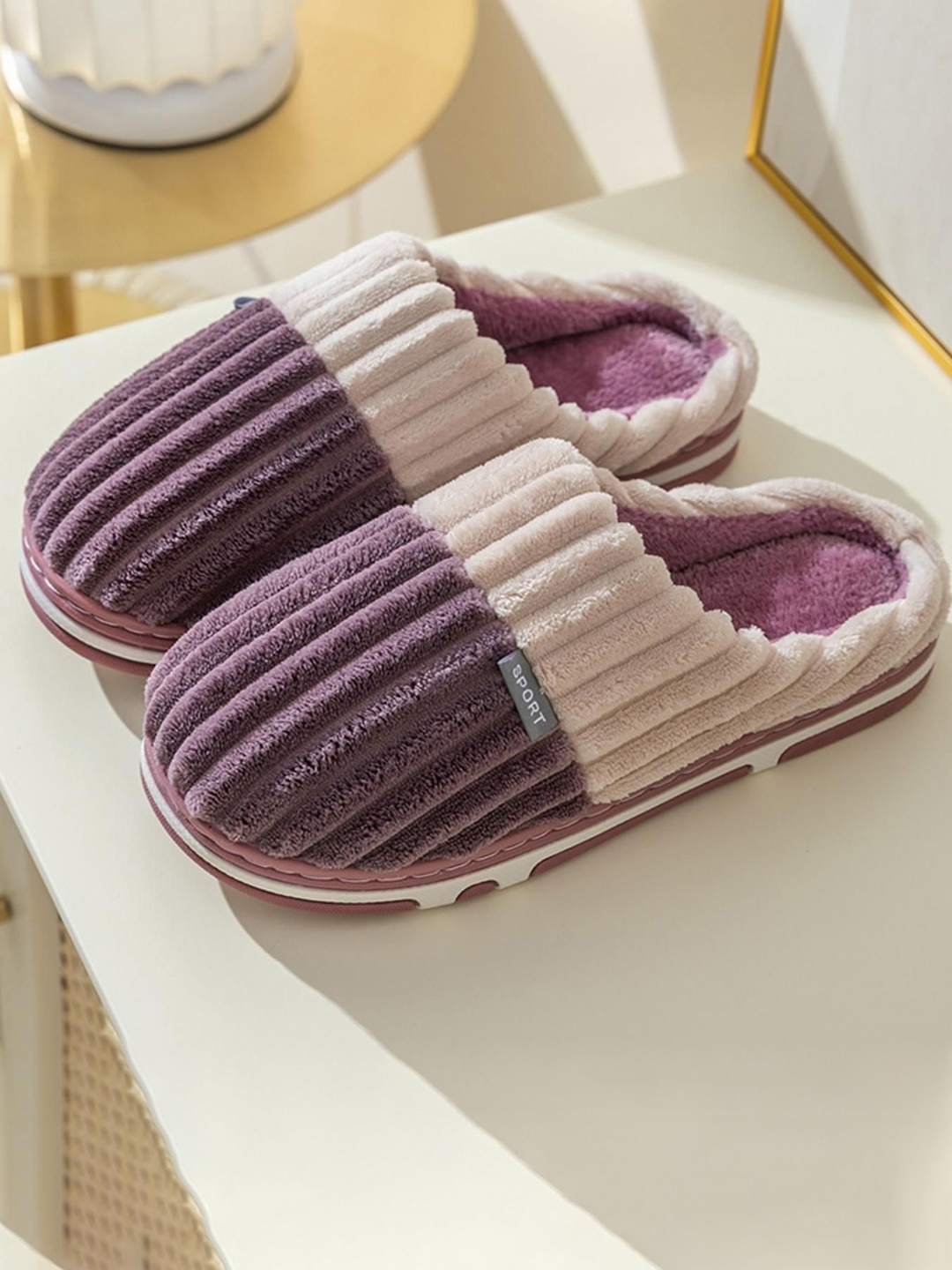 

glitchez Women Room Slippers, Purple