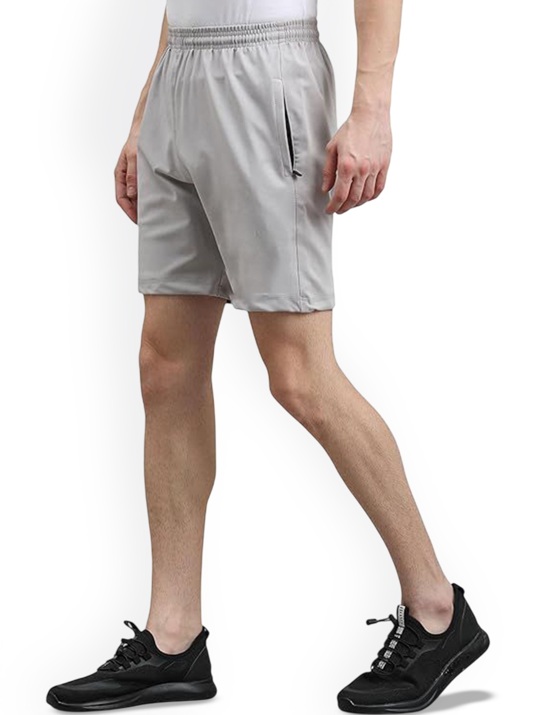 

Moda Rapido Men Training or Gym Sports Shorts, Silver