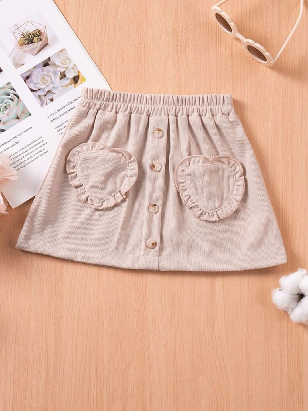 

LULU & SKY Girls A-Line Mini Skirts, Off white